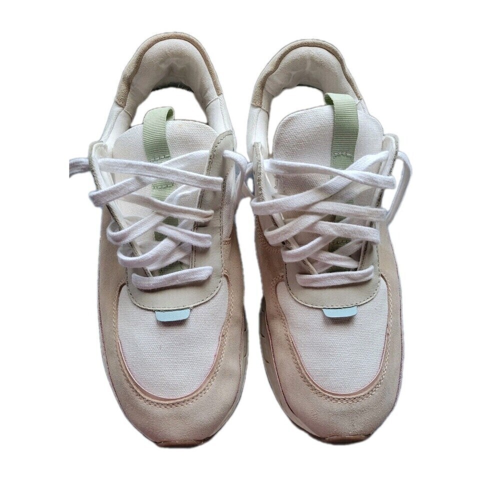 Madewell MWL Kickoff Trainer Neutral Sneakers in Pastel Colorblock Womens 9